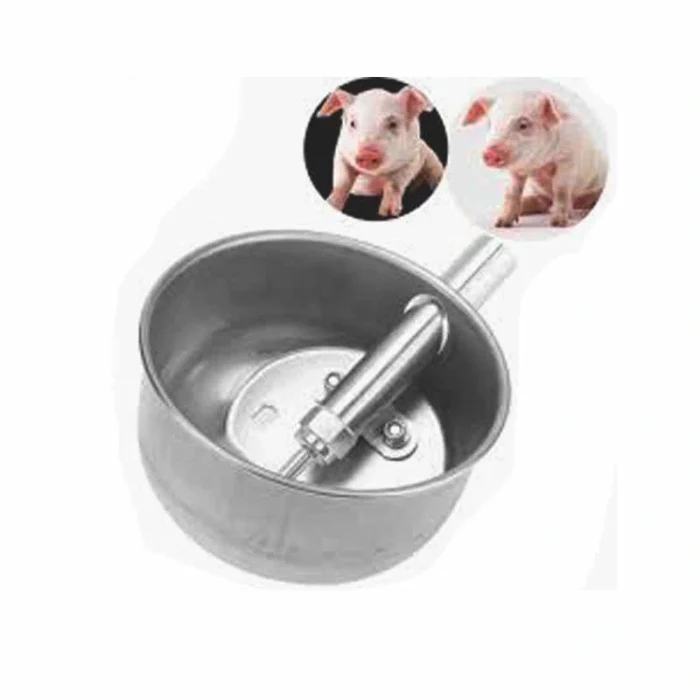 Round Stainless Steel Pig Drinking Bowl(M) - Image 2