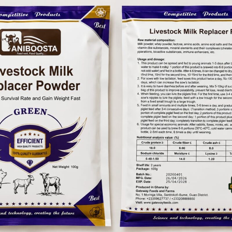 Livestock Milk Replacer Powder 100g