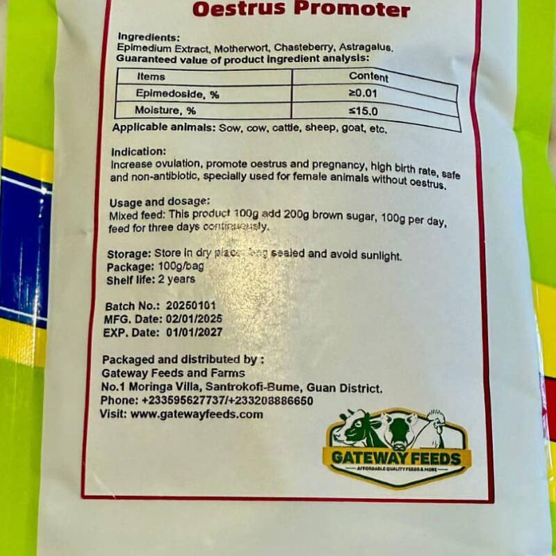 Oestrus Promoter Powder 100g